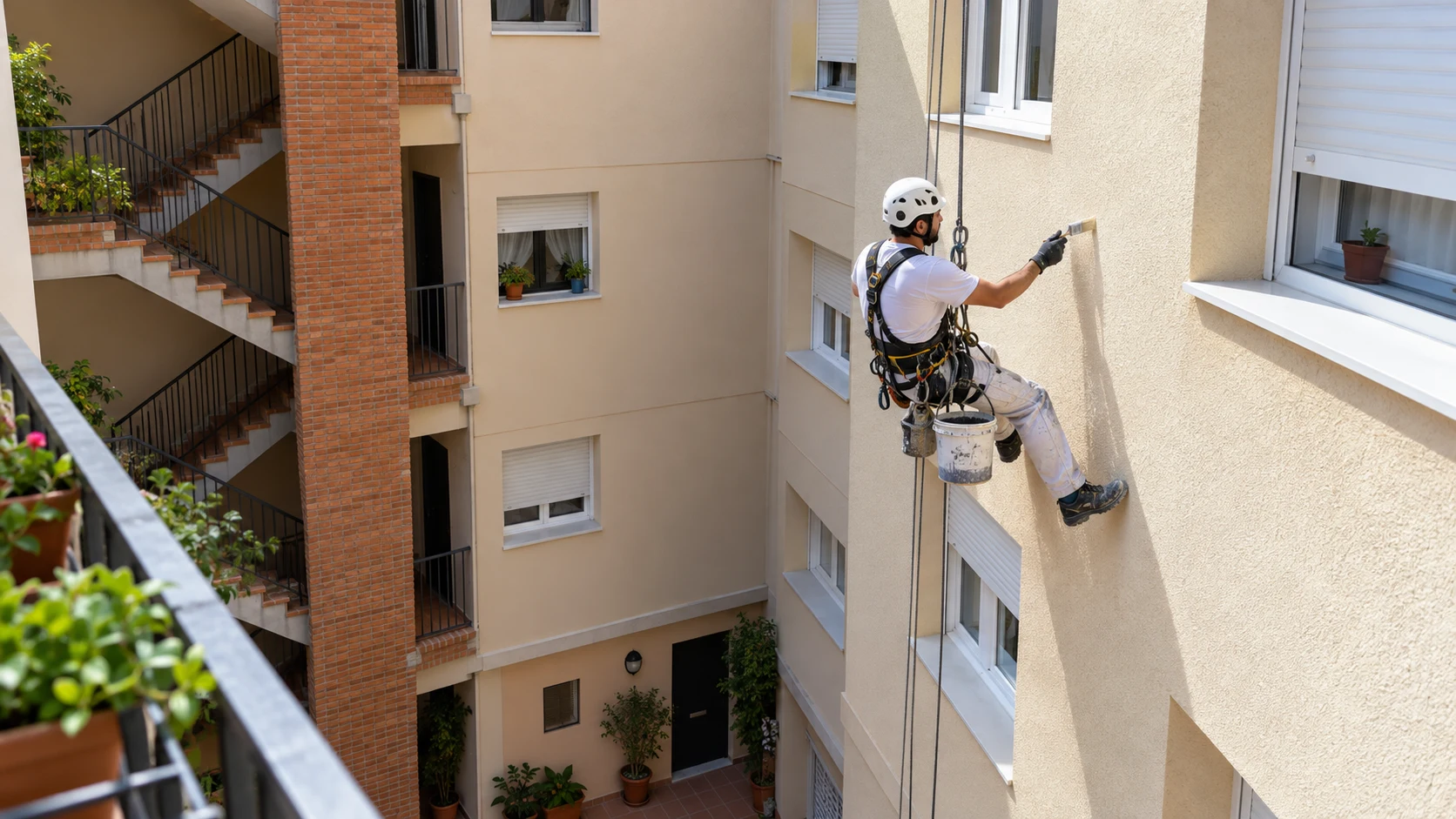 Trabajos verticales en Reocín